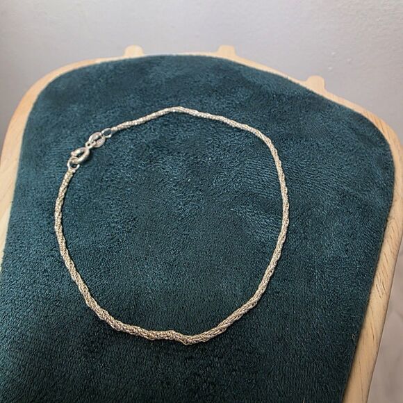 Unbranded Jewelry - Sterling Silver 925 Rope Chain Bracelet
